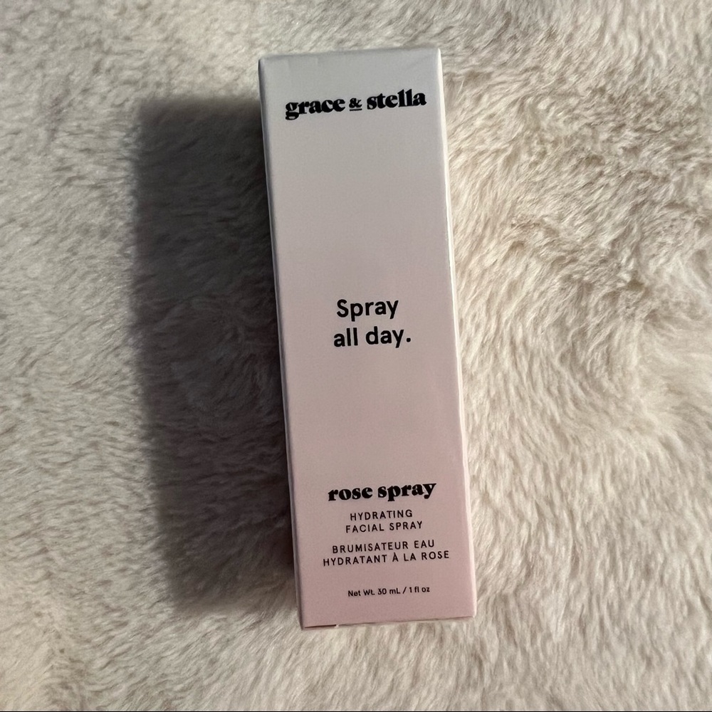 NIB grace & Stella rose facial spray 1 oz.
